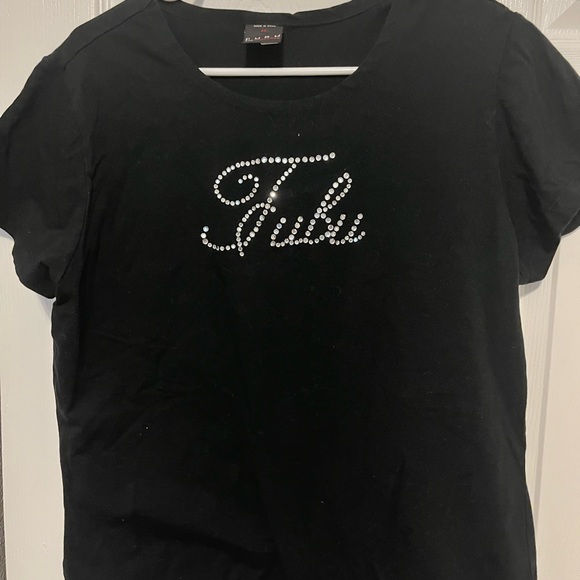 Fubu black short sleeve shirt in 2x - Picture 1 of 5